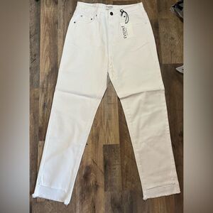 Women’s Nwt EVIDNT Los Angelas Orsay Slim White Ankle Jeans size 26